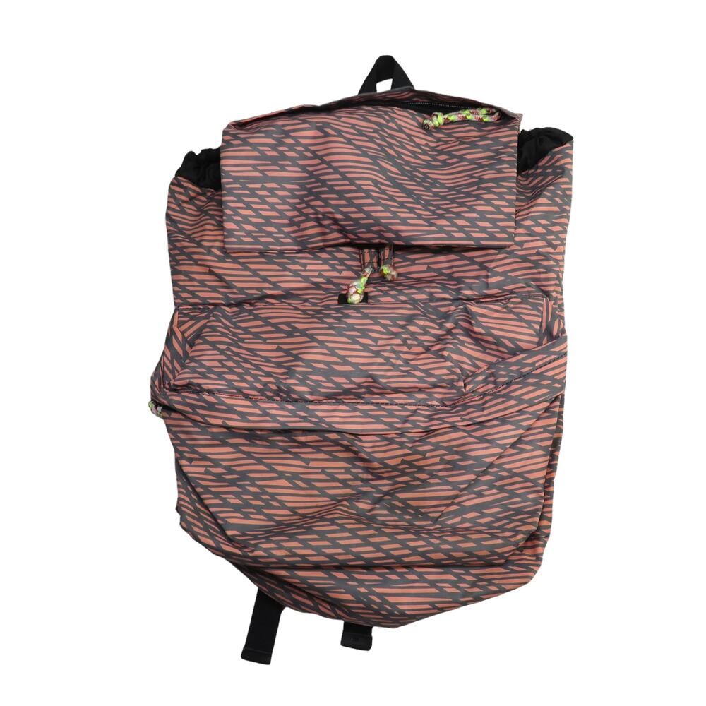 Y2K Urban Outfitters Pink & Gray Geometric Backpack - Picture 2 of 7